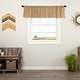 preview thumbnail 28 of 28, Tobacco Cloth Fringed Valance