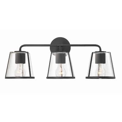 Crystorama Lighting Group FUL-913-CL Fulton 3 Light 23" Wide Vanity
