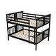 preview thumbnail 12 of 19, Full over Full Bunk Bed with Ladder for Bedroom