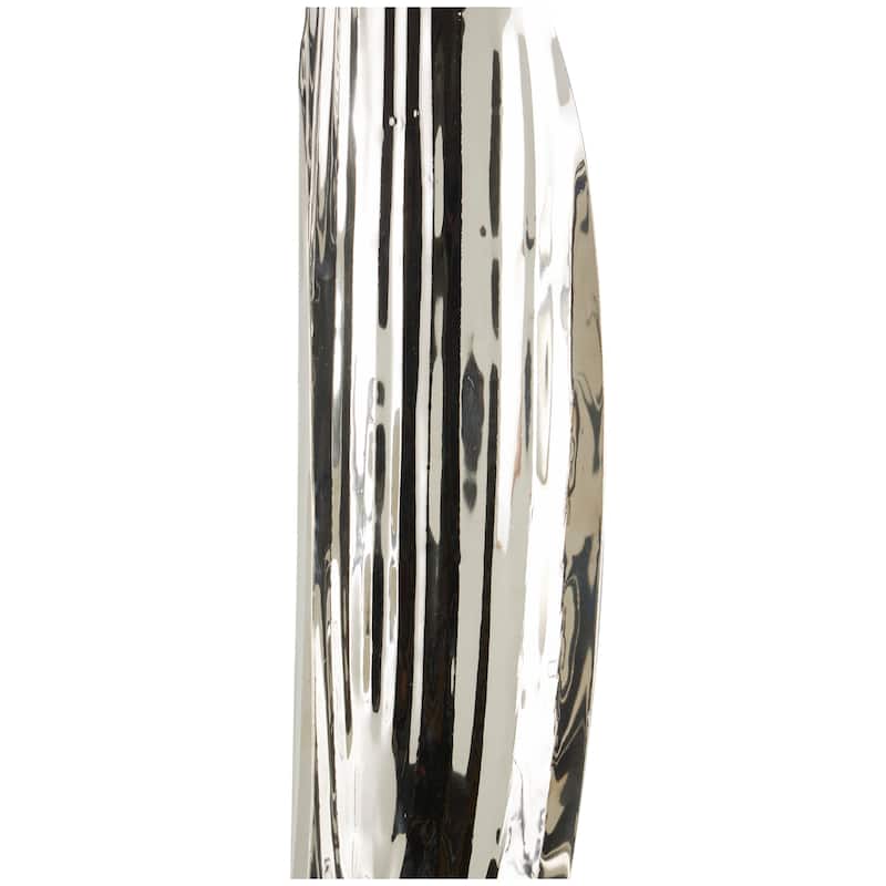 Silver Stainless Steel Metal Candle Wall Sconce