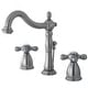 preview thumbnail 16 of 25, Heritage 8 in. Widespread Bathroom Faucet Brushed Nickel