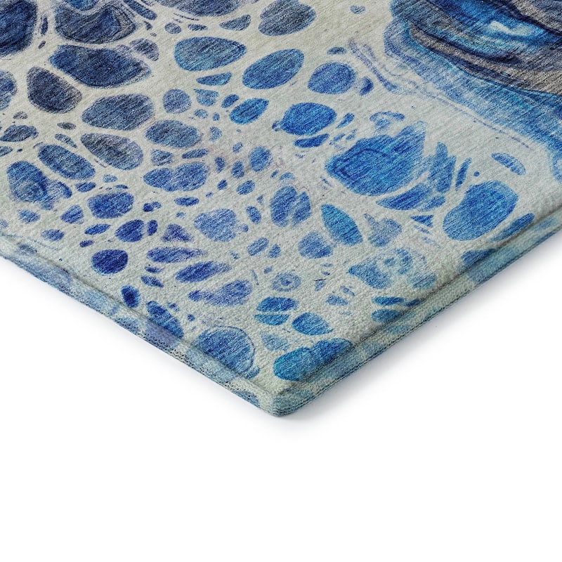 Premium Washable Super Soft Abstract Ink Mayfield Rug
