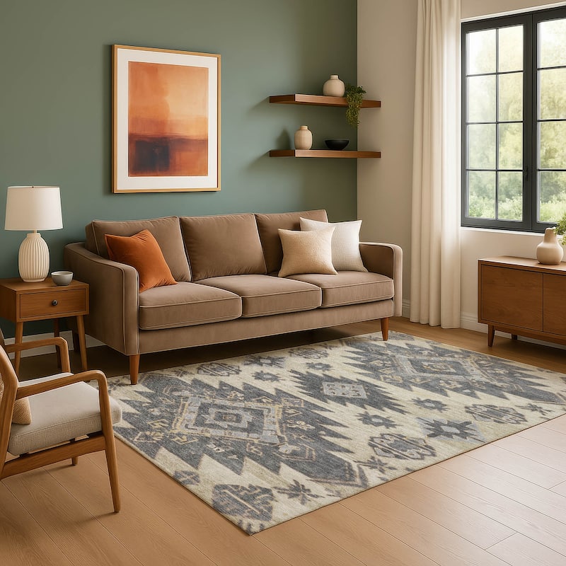 Premium Washable Super Soft Global Tribal Mayfield Rug