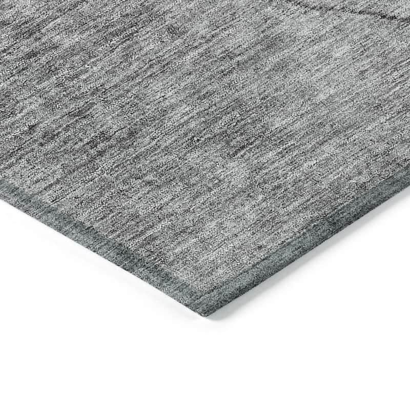 HomeRoots Abstract Transitional Rectangle Outdoor Rug