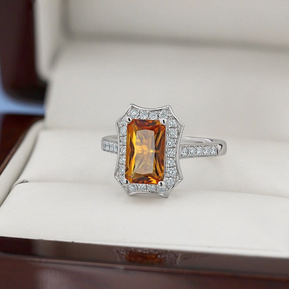 Citrine Wedding Rings | Find Great Jewelry Deals Shopping at Overstock