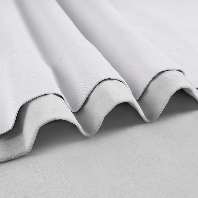 Exclusive Fabrics Signature Velvet Blackout Curtains (1 Panel) - Luxurious Single Drapery for Enhanced Light Blockage