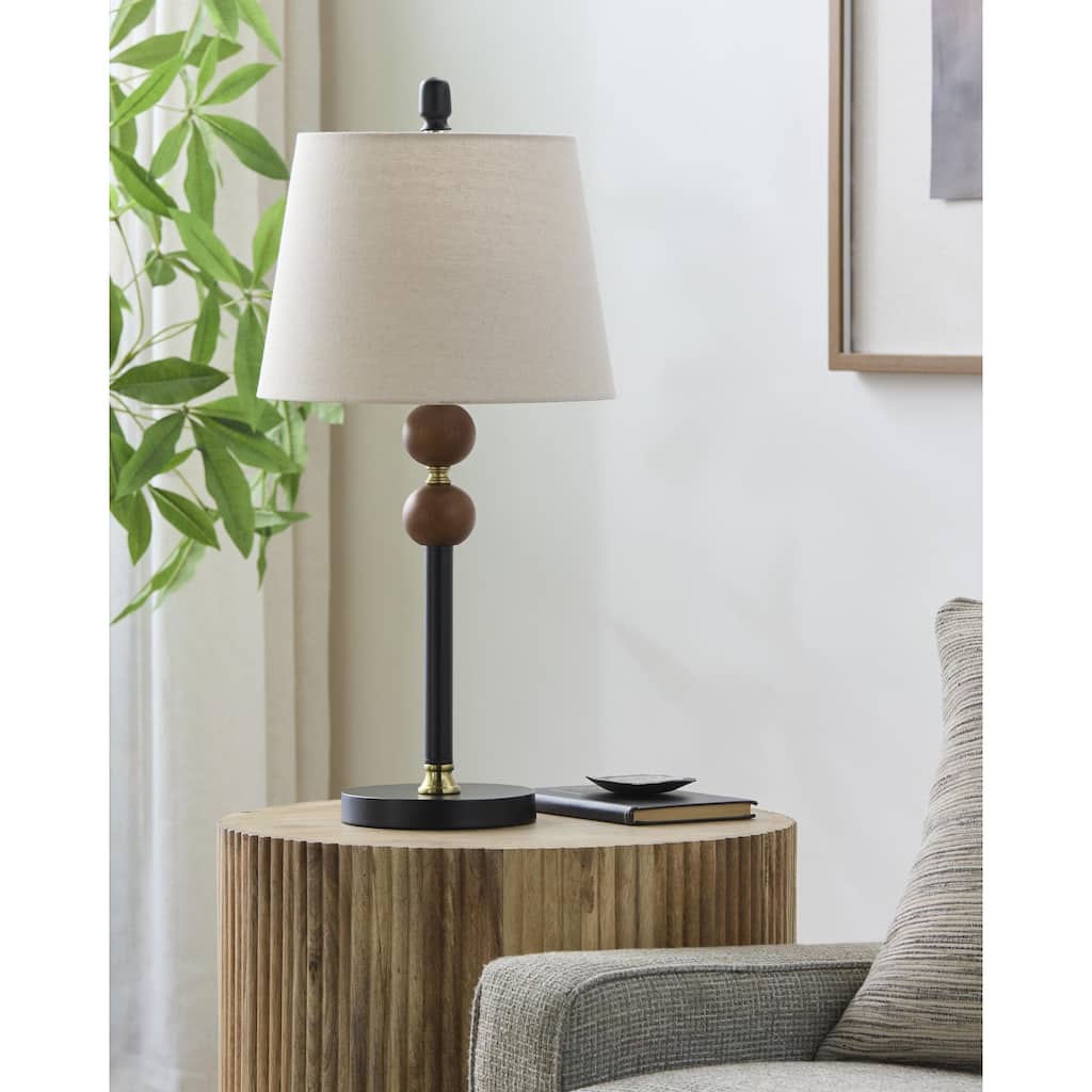 Livabliss Ragay Traditional Accent Table Lamp - 25"H x 12"W x 12"D