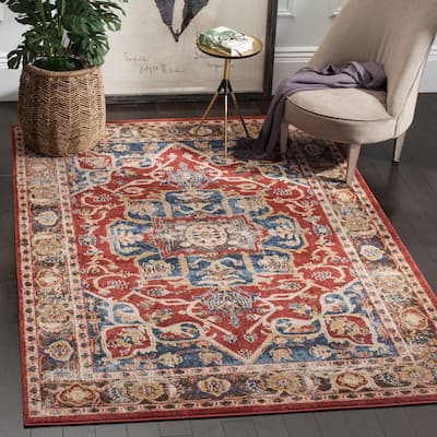 SAFAVIEH Bijar Julika Traditional Oriental Distressed Rug