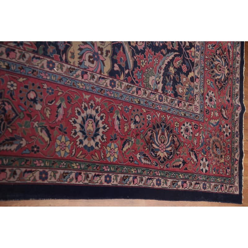 Pre-1900 Antique Tabriz Persian Area Rug Hand-Knotted Wool Carpet - 10'0"x 14'10"