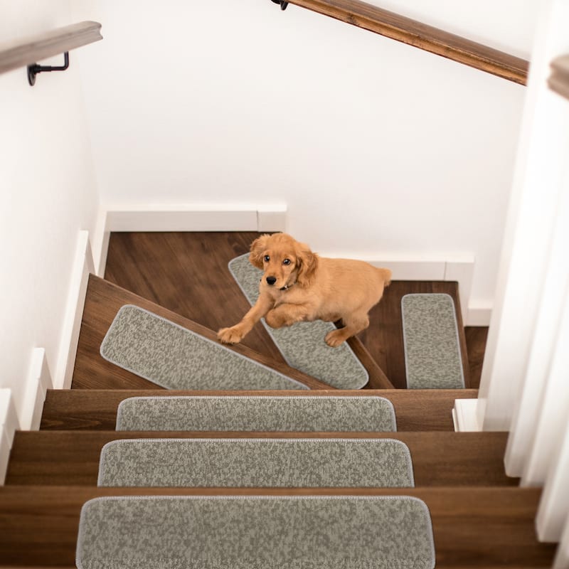 Beverly Rug Stair Runners for Wooden Steps, Stair Treads Carpet Non Slip, 8.5''x26''