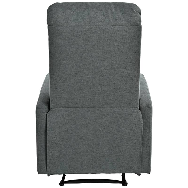 Roomfitters Modern Recliner Manual Recliner Home Theater Chair, Adjustable Recliner for Living Room, Charcoal