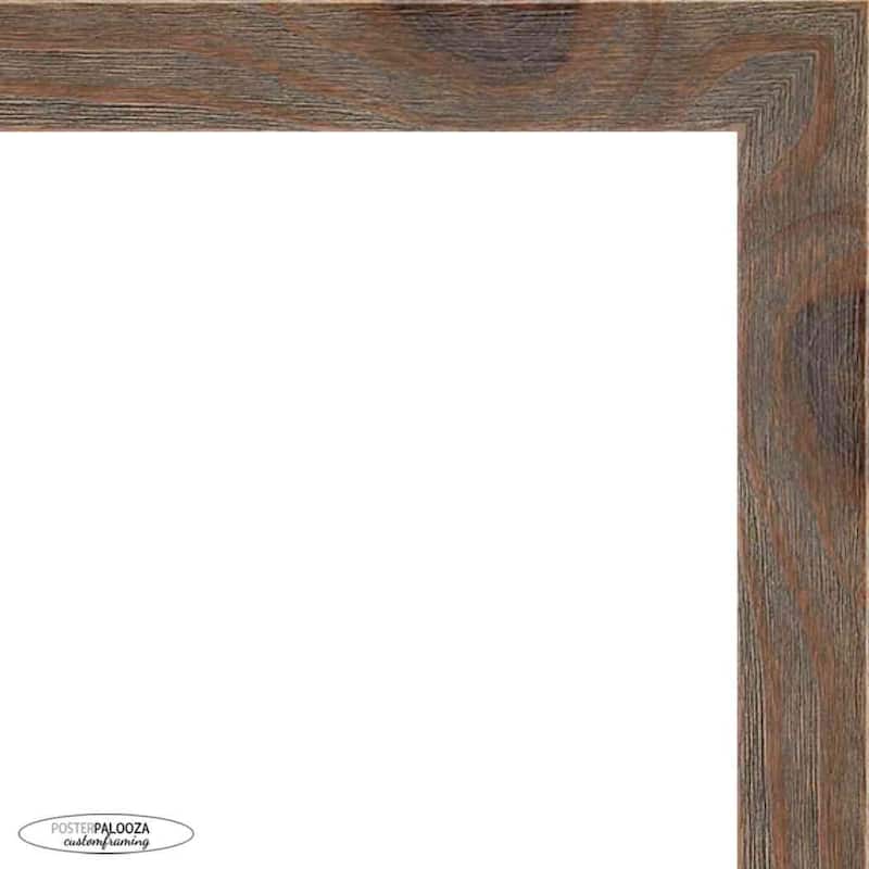9x9 Walnut Square Picture Frame with UV Protection Acrylic, Foam Board ...