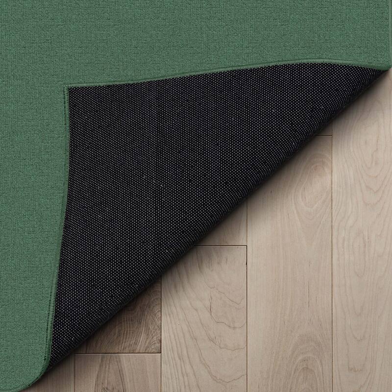 Well Woven Plain Solid Modern Flat-Weave Area Rug