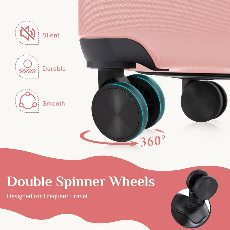 Carry on Luggage Hard Shell Lightweight Expandable Rolling Suitcase with Spinner Wheels TSA Lock and Retractable Handle