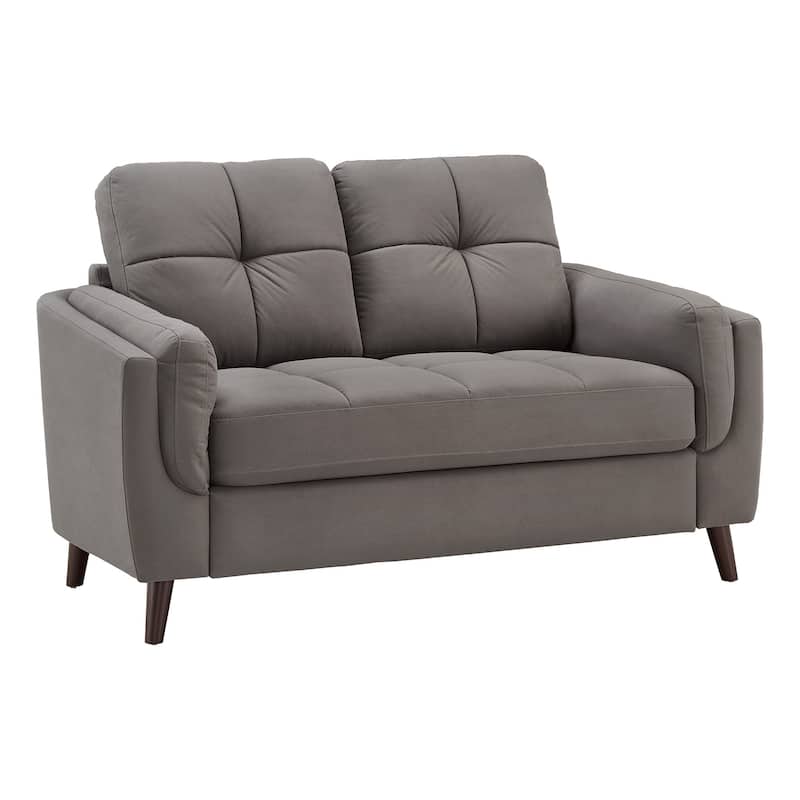Dorelle 61" Wide Microfiber Arm Loveseat by iNSPIRE Q Modern