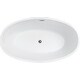 preview thumbnail 10 of 9, Vanity Art 55-Inch Freestanding White Acrylic Bathtub Stand Alone - 55
