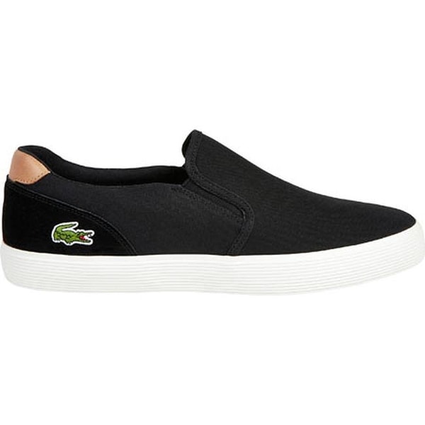 lacoste leather slip on shoes