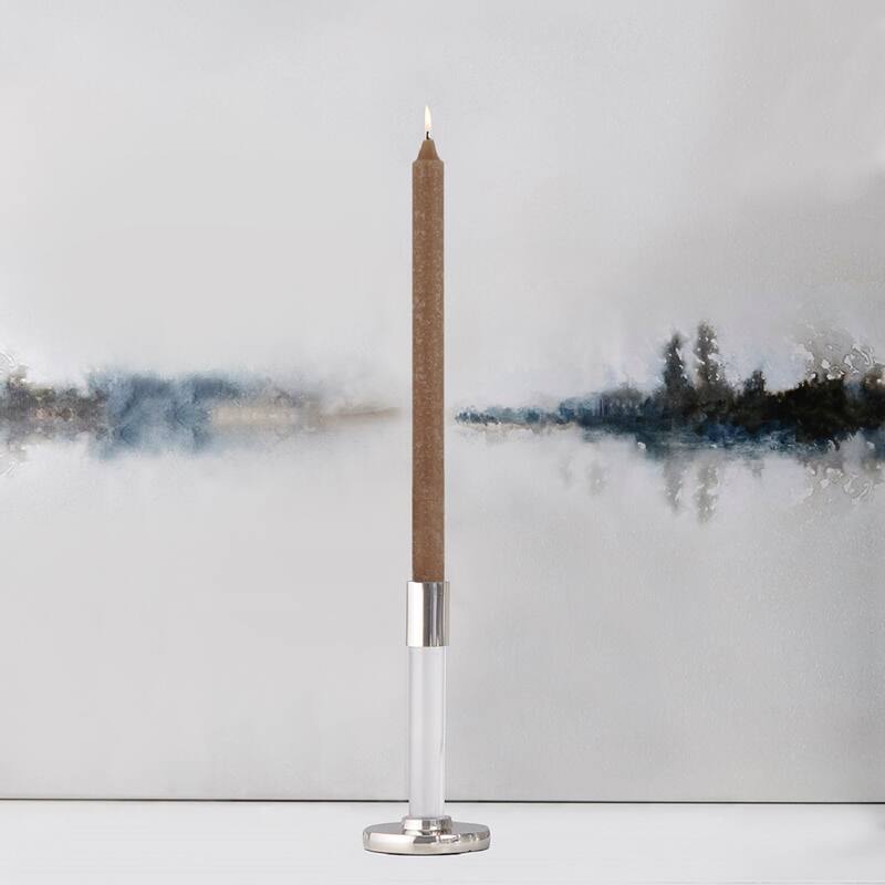 ROOT 12 Inch Unscented Timberline Arista Taper Candles box of 12 - 12 X 7/8