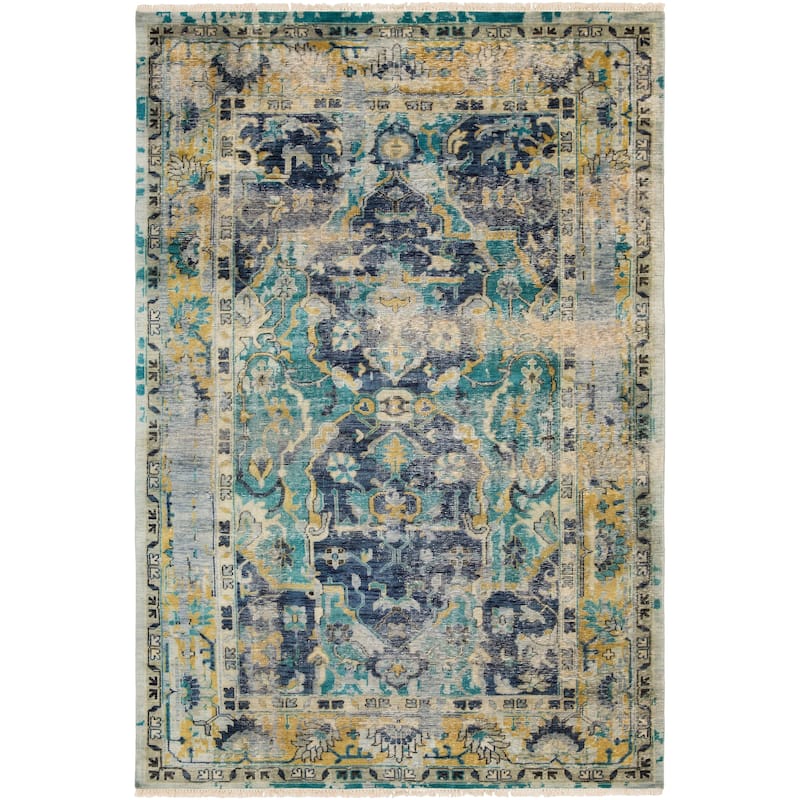 Hand-Knotted Umbriel Wool Accent Rug - 12' x 15'