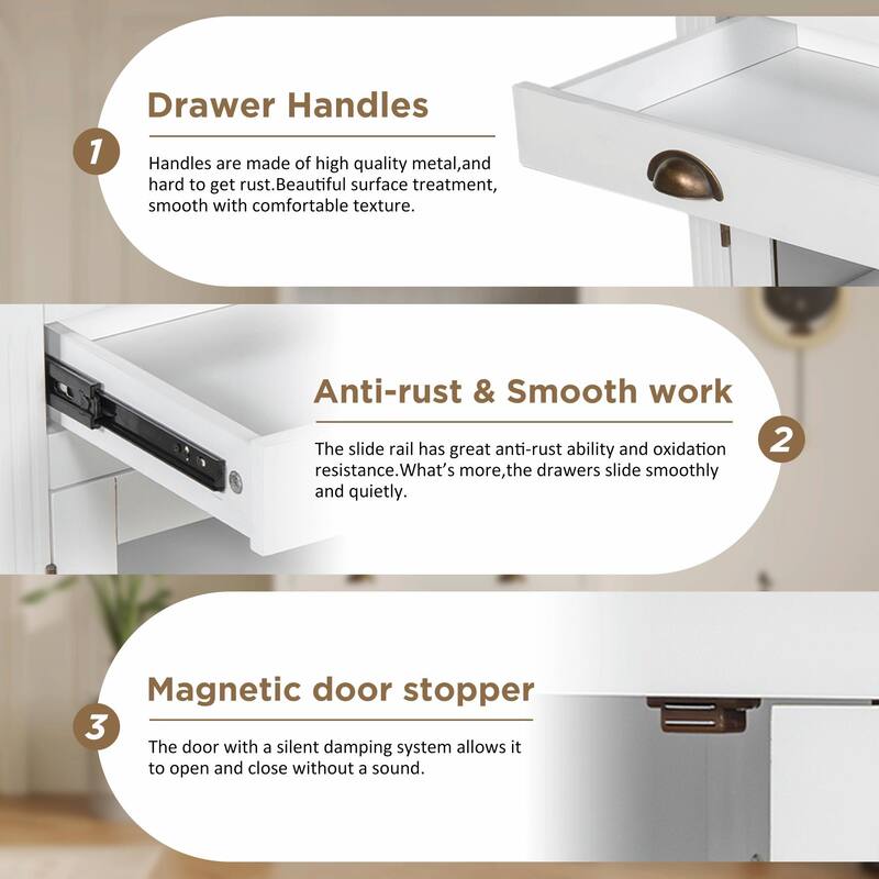 83.4" Tall Bookshelf, Modern Bookcase with 2 Glass Doors, 1 Drawer & Open Shelves