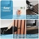 preview thumbnail 7 of 41, 4 Panels 93"x12" MDF Slat 3D Wall Paneling Cover 31 Sq.Ft. - N/A
