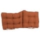 preview thumbnail 31 of 39, Multi-section Tufted Indoor Microsuede Seat/Back Chair Cushion (Multiple Sizes)