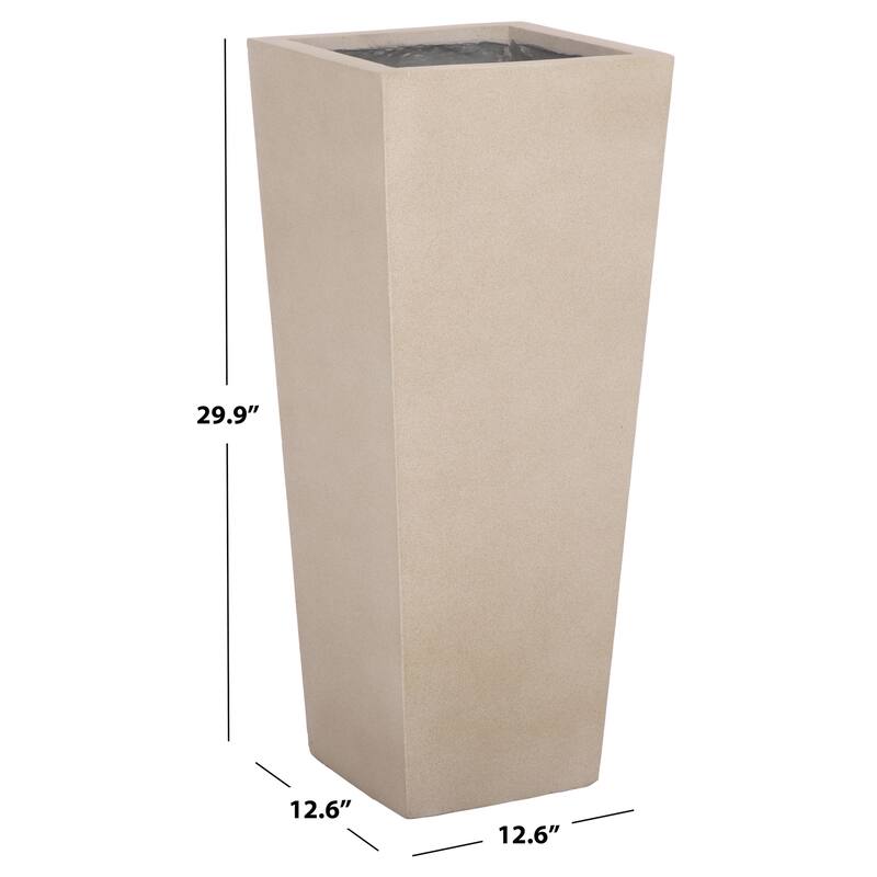 SAFAVIEH Outdoor Living Paloma Planter - 13"W x 13"D x 30"H