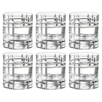 Majestic Gifts Inc. Crystal Glass Double Old Fashioned Tumblers-11.5 oz-Set/6
