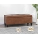 preview thumbnail 16 of 48, Adeco Storage Ottoman 41" Tufted Bench for Living Room Bedroom