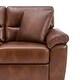 preview thumbnail 30 of 52, Morden Fort Upholstered Living Room Set chair , Loveseat,2 Pieces, Faux Leather