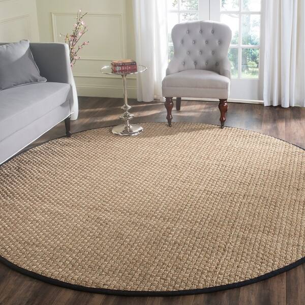 Shop Safavieh Natural Fiber Marina Casual Border Seagrass Rug On