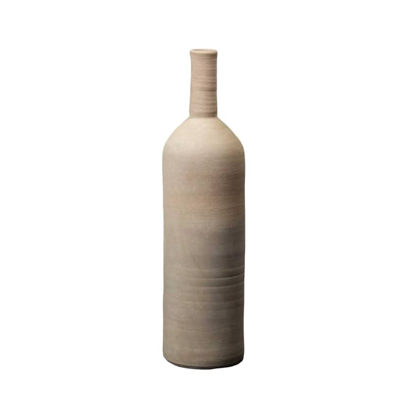 Terracotta Standing Planter - 23.5" - Gray