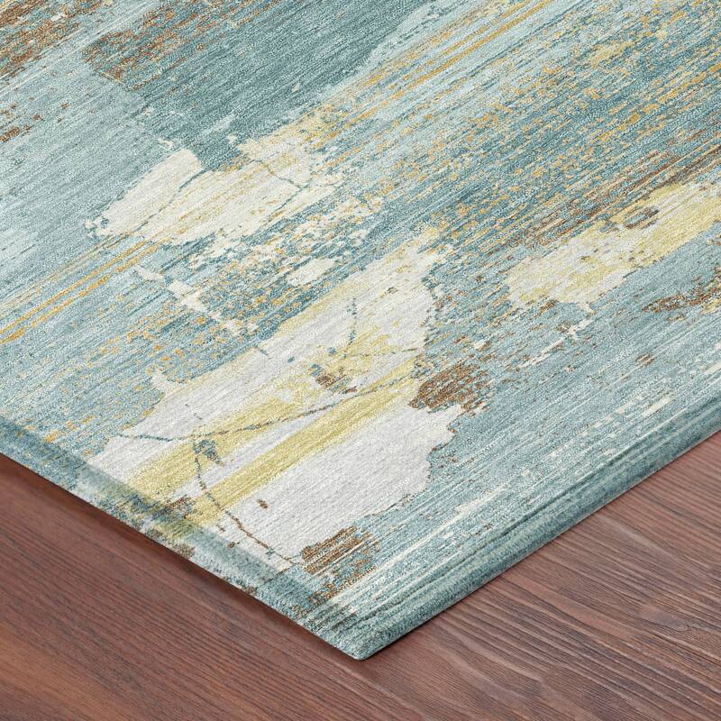 Machine Washable Indoor/ Outdoor Chic Veta Chantille Rug