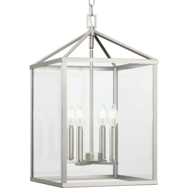 Progress Lighting P500440 Hillcrest 4 Light 13" Wide Pendant - Brushed Nickel