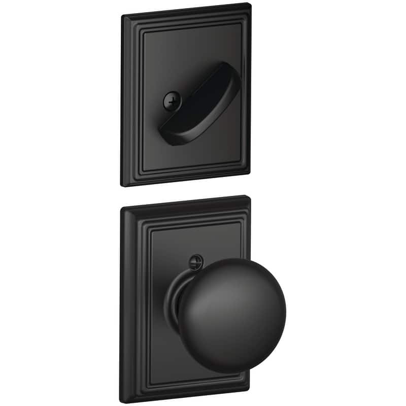 Schlage Plymouth Single Cylinder Interior Pack with Decorative Addison