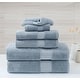 preview thumbnail 7 of 9, Borghese Roma Oversized Luxe Turkish Cotton 6 Piece Towel Set
