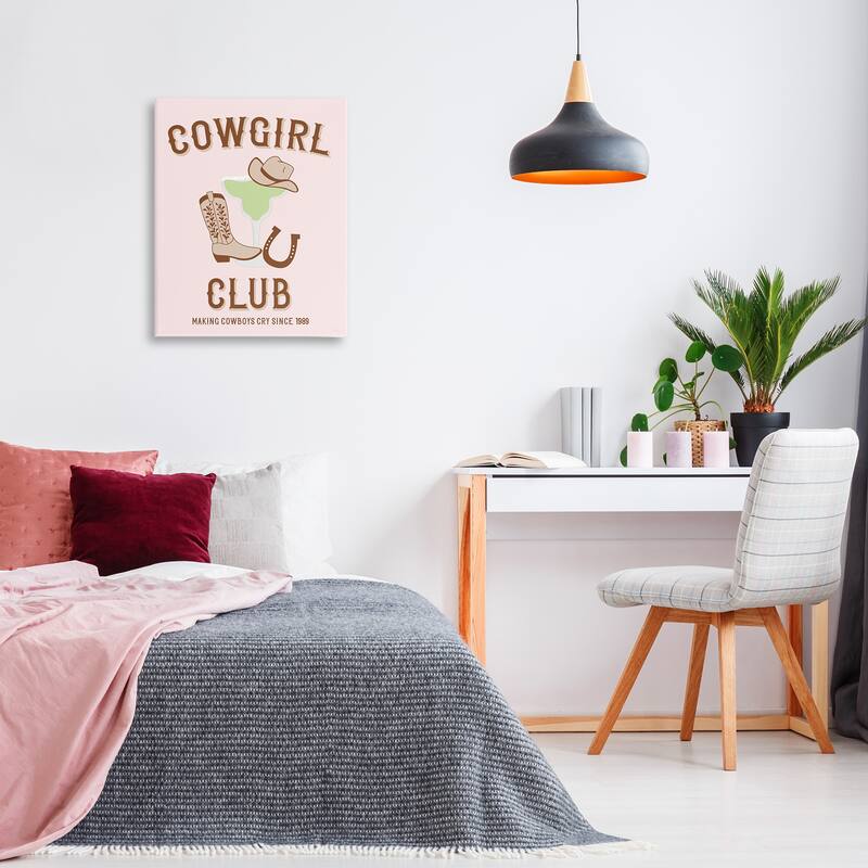 Stupell Cowgirl Club Accessories Canvas Wall Art Design By Natalie Carpentieri