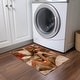 preview thumbnail 115 of 118, Machine Washable Indoor/ Outdoor Modern Chantille Rug Chocolate - 1'8" x 2'6"