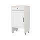 preview thumbnail 15 of 13, Anmytek Robot Vacuum Storage Cabinet with Drawer and Wheels Adjustable Charging Station Organizer