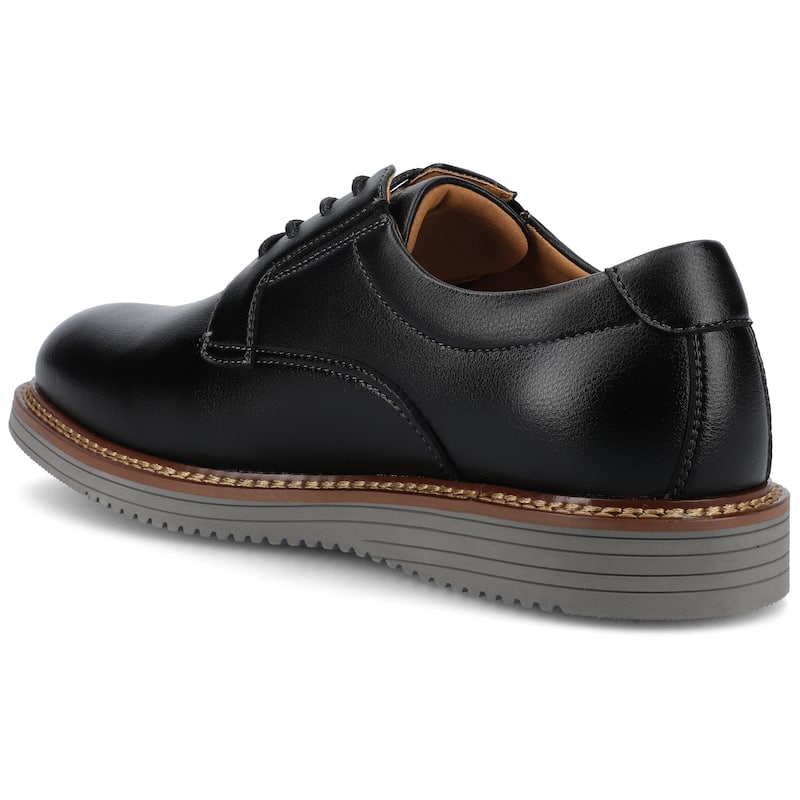 Vance Mens Killian Medium and Wide Width Plain Toe Casual Hybrid Dress Shoe