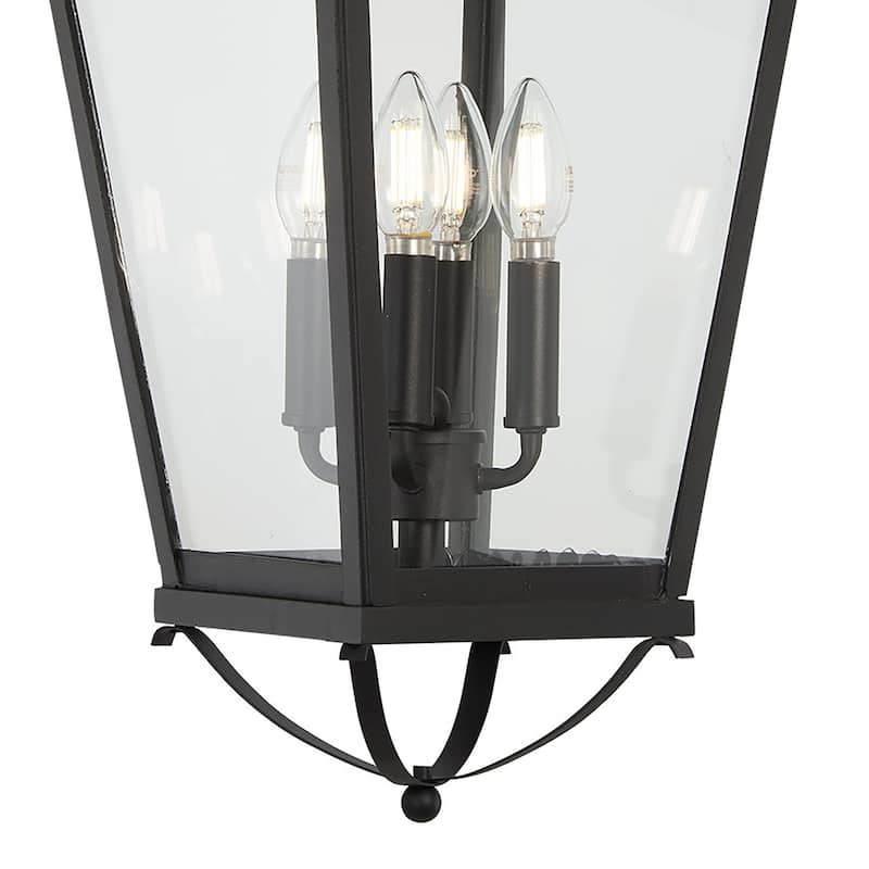 The Great Outdoors 73287 Savannah 4 Light 10" Wide Outdoor Pendant