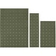 preview thumbnail 104 of 187, Garland Rug Sparta Geometric Area Rug Set1(24"x60", 3'x4', 5'x7') - Sage
