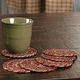 preview thumbnail 2 of 2, Cider Mill Jute Coaster Set of 6 - 4
