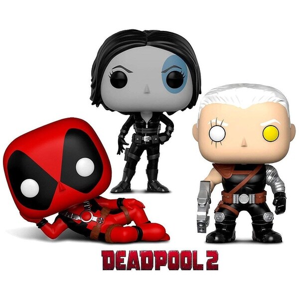 Shop Funko Pop Marvel Deadpool Parody Cable Deadpool Domino Bobbleheads 3 Items Overstock 27883995