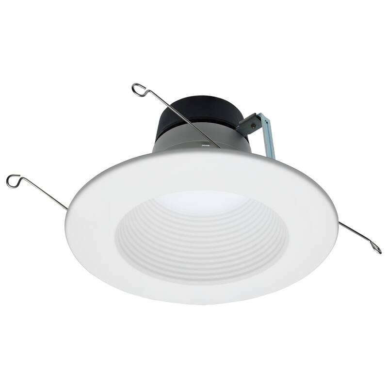 Retrofit Deep Baffle 8/10.5/13.5Ws 27K/30K/35K/40K/50K CCT 5-6In Round White 120V