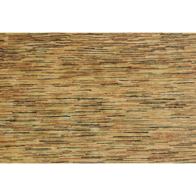Boho Earthline Gabbeh Hand Knotted Wool Area Rug