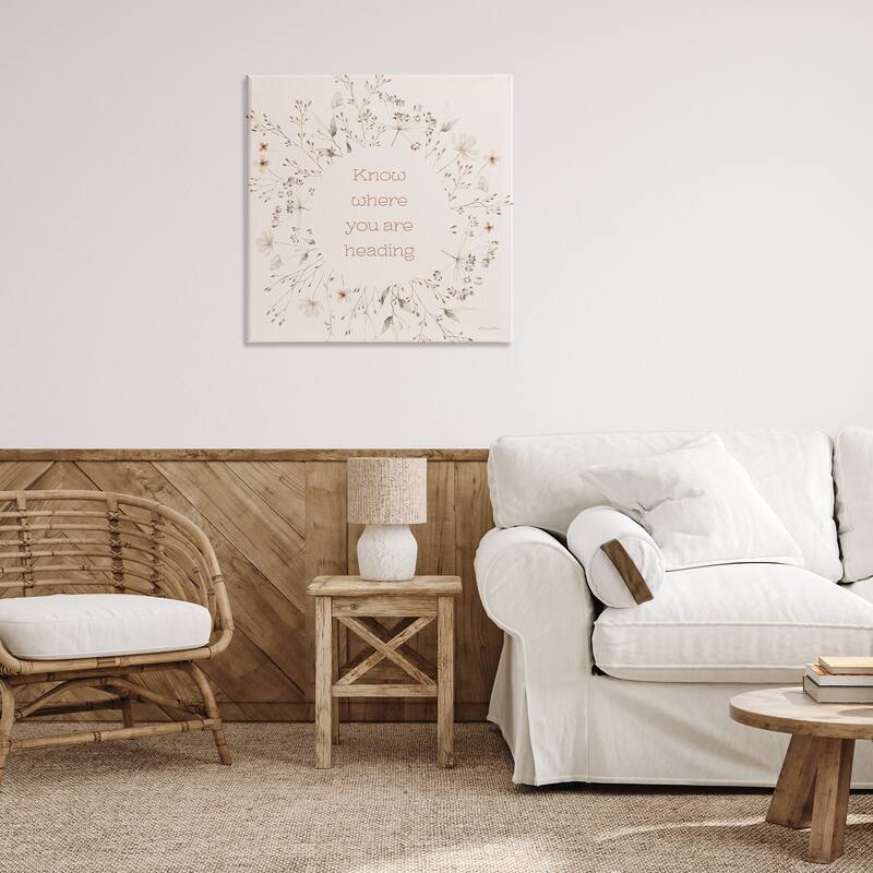 Stupell Know Where You Are Heading Canvas Wall Art Design By Susan Ball
