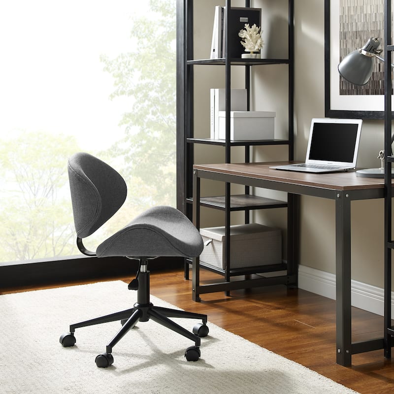 Corvus Madonna Mid-century Modern Adjustable Curved Office Chair