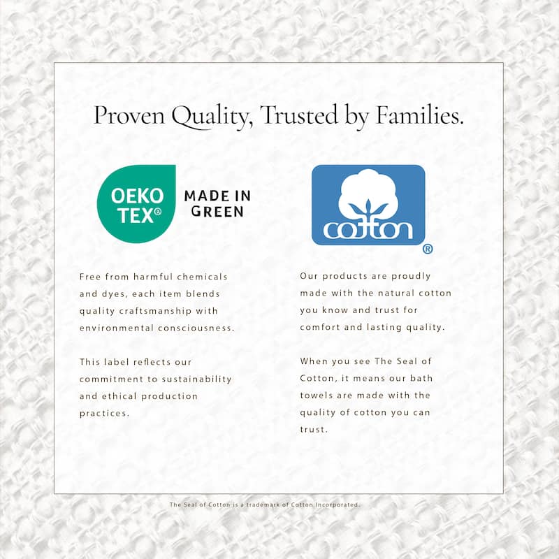 Linery & Co. 100% Cotton Reversible Honeycomb Waffle / Percale Duvet Cover Set