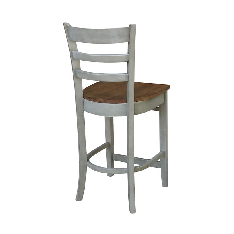 International Concepts Solid Wood Emily Dining Stool